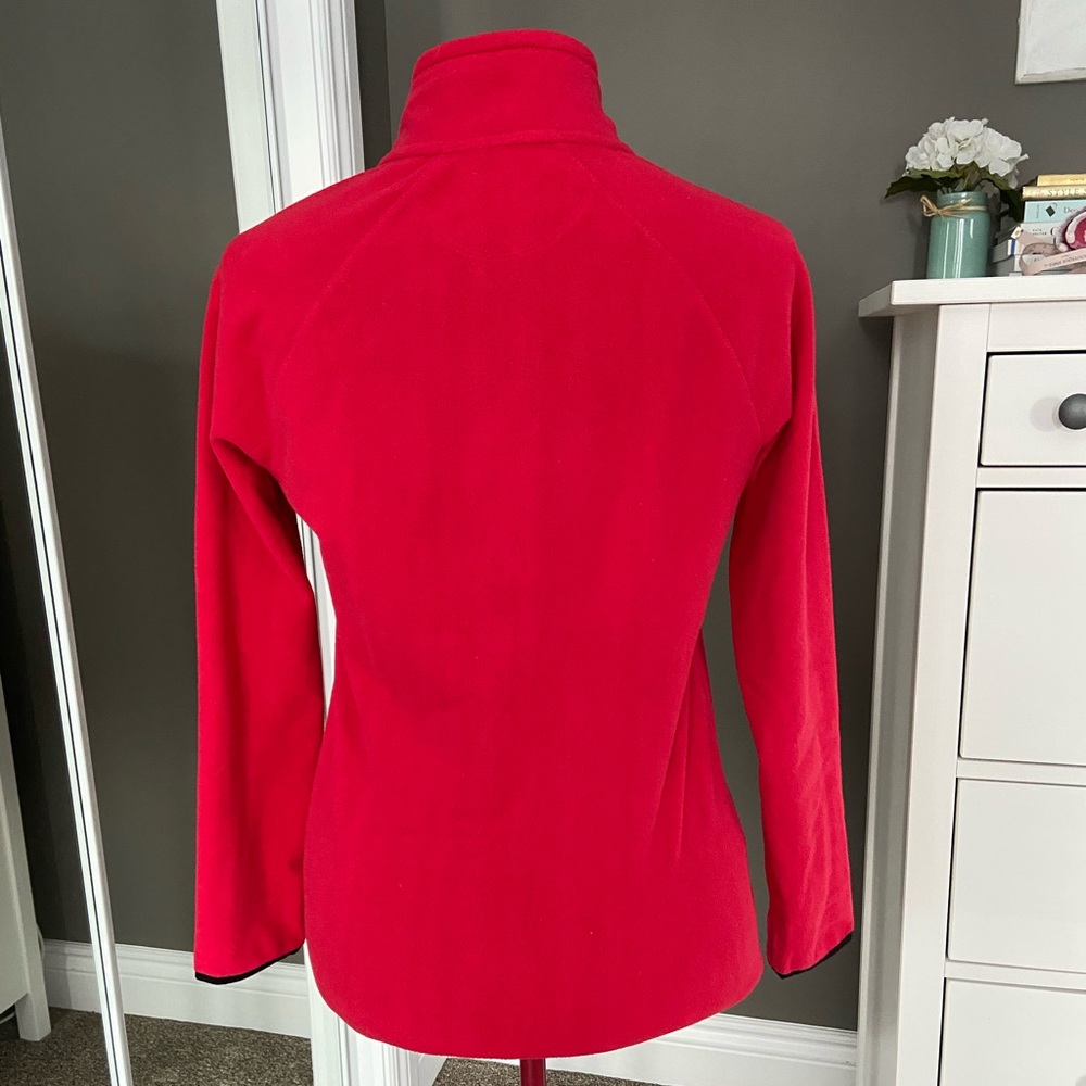 Calvin Klein Performance Red Full-Zip Sweater Jacket - Picture 3 of 5